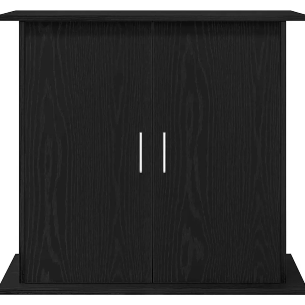 VIDAXL - Support pour aquarium chêne noir 81x36x73 cm bois d'ingénierie