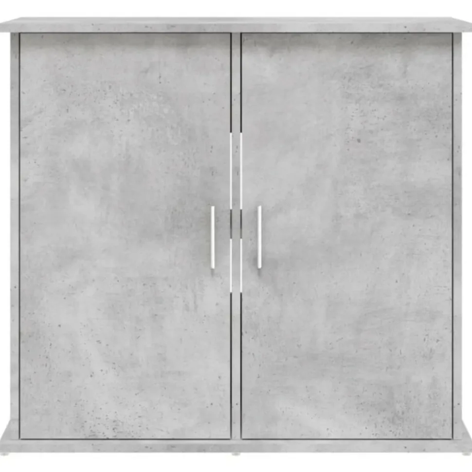 VIDAXL - Support pour aquarium gris béton 81x36x73 cm bois d ingénierie