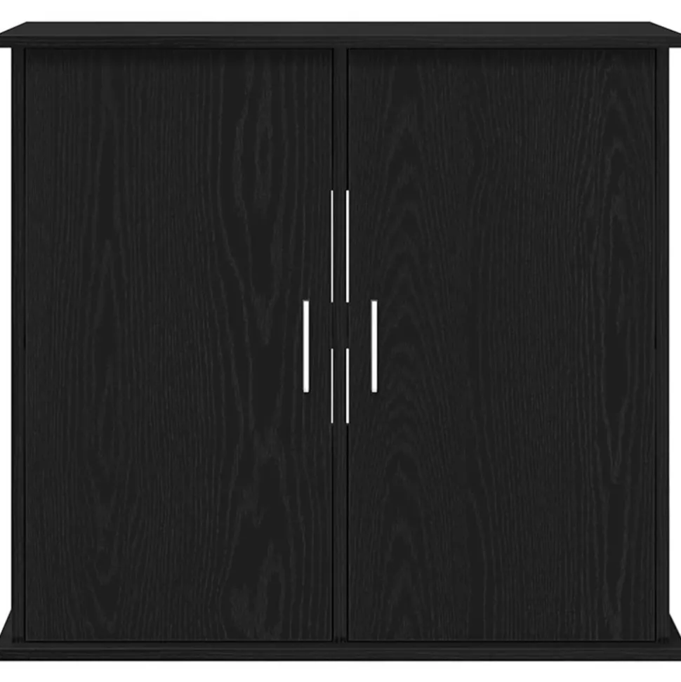 VIDAXL - Support pour aquarium chêne noir 81x36x73 cm bois d'ingénierie