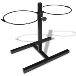 VIDAXL - Support réglable avec 2 bols de 41 l pour chien
