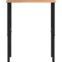 VIDAXL - Établi marron clair 80x60x(71,5-98) cm bois de chêne massif