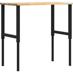 VIDAXL - Établi 100x60x(71,5-98) cm bois de chêne massif