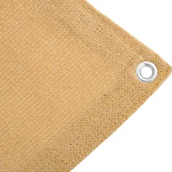 VIDAXL - Tapis de tente sable 200x200 cm pehd