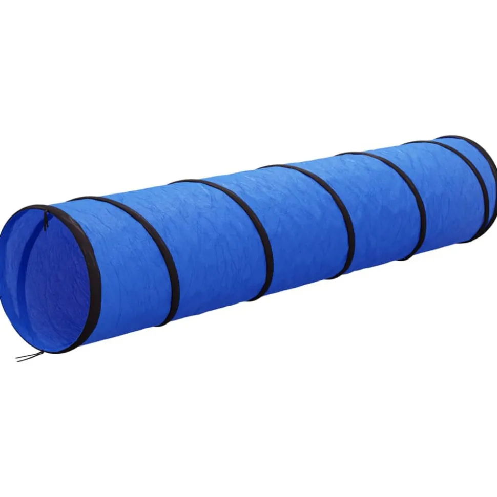 VIDAXL - Tunnel pour chien bleu ø 40x200 cm polyester