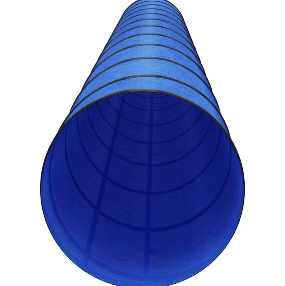 VIDAXL - Tunnel pour chien bleu ø 55x500 cm polyester