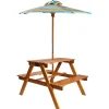 VIDAXL - Vidaxl - salon de jardin pour enfant avec parasol