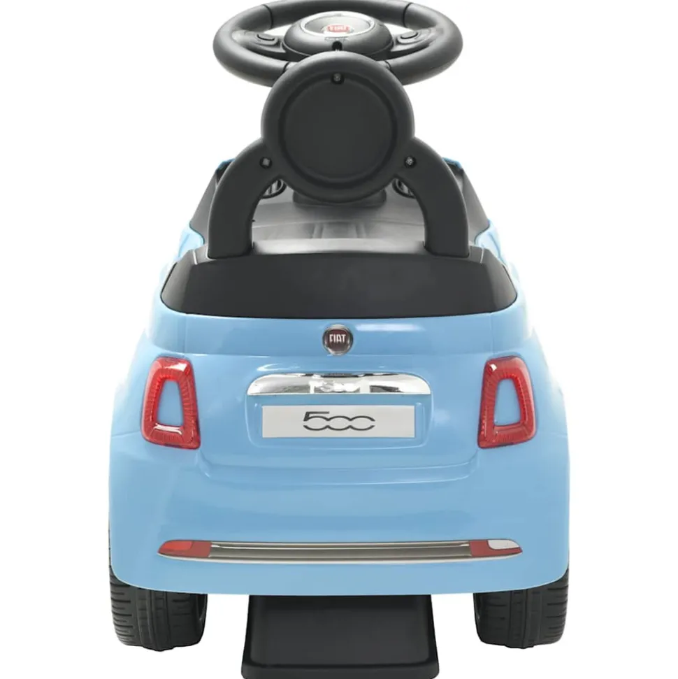 VIDAXL - Voiture à chevaucher fiat 500 bleu