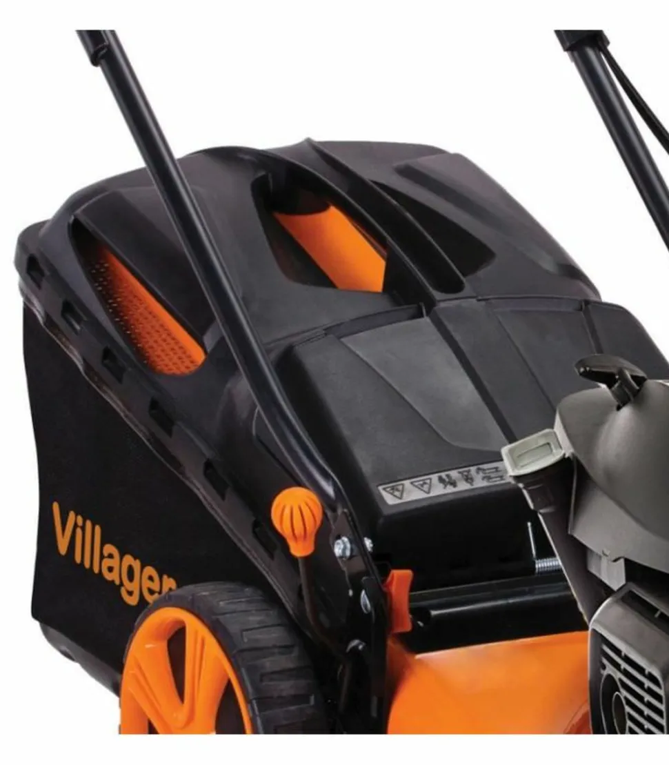 VILLAGER - Tondeuse thermique tractée moteur honda gcv 3,2cv coupe 50cm mulching villager atlas 5111h