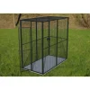 Volière de jardin pour perroquets de 2m² à toit maille