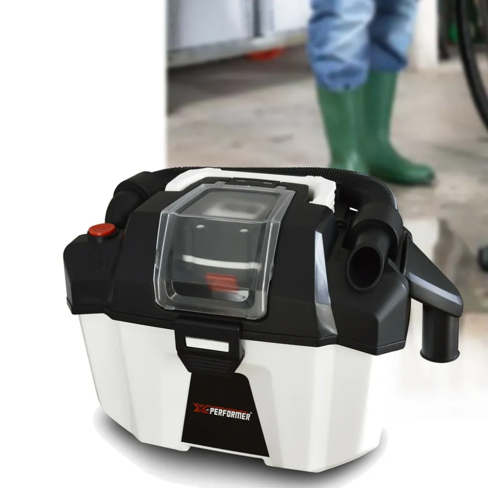 X-PERFORMER - Aspirateur eau et poussière compact brushless sur batterie - xperformer xpvc20libl-10l - batterie 2 ah + chargeur inclus