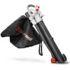 X-PERFORMER - Aspirateur souffleur broyeur de feuilles 40v à batterie x-performer xpasbt40li-2b - sac 45l - sans batterie ni chargeur