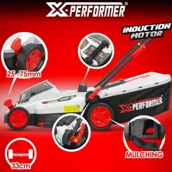 X-PERFORMER - Tondeuse rechargeable 20v max 33 cm livrée sans batterie - x-performer