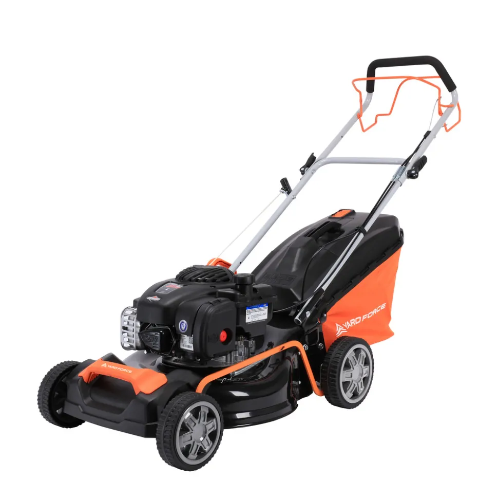 YARD FORCE - Tondeuse à gazon thermique autotractée - 46cm - moteur briggs & stratton 450e 125cc - gm b46ck
