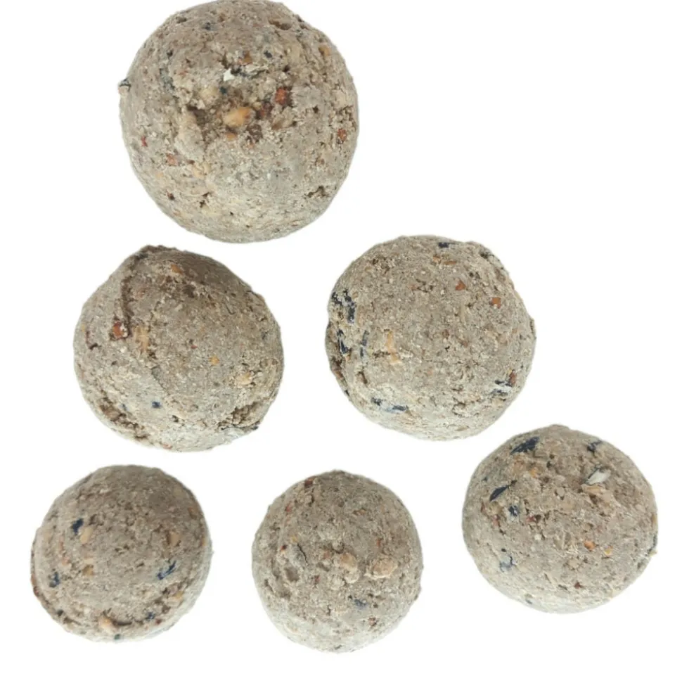 ZOLUX - 6 boules de graisse de 90 gr toutes saisons pour oiseaux