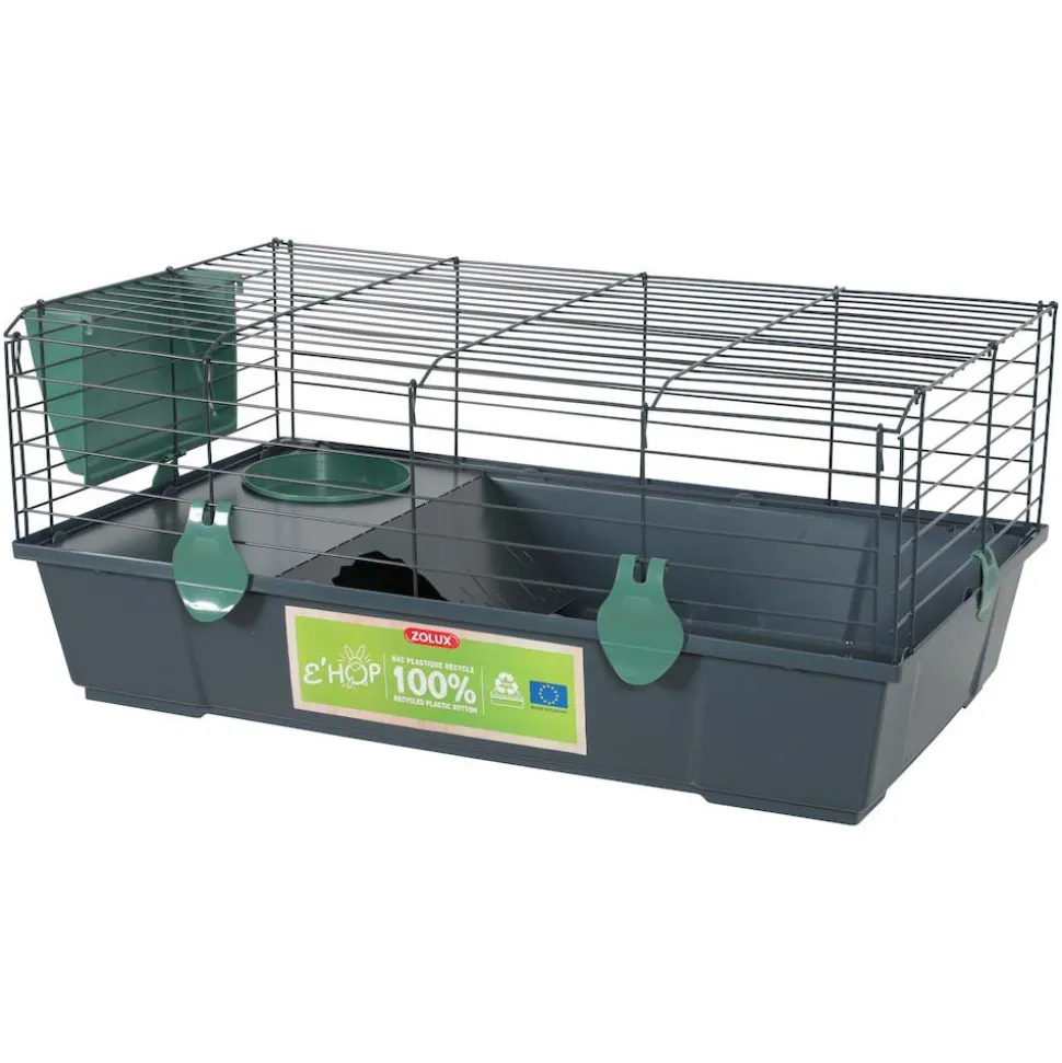 ZOLUX - Cage pour cochon d'inde en plastique recyclé ehop vert