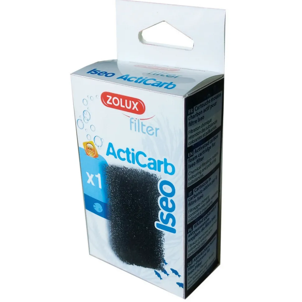ZOLUX - Cartouche mousse charbon actif pour filtre iseo aquarium