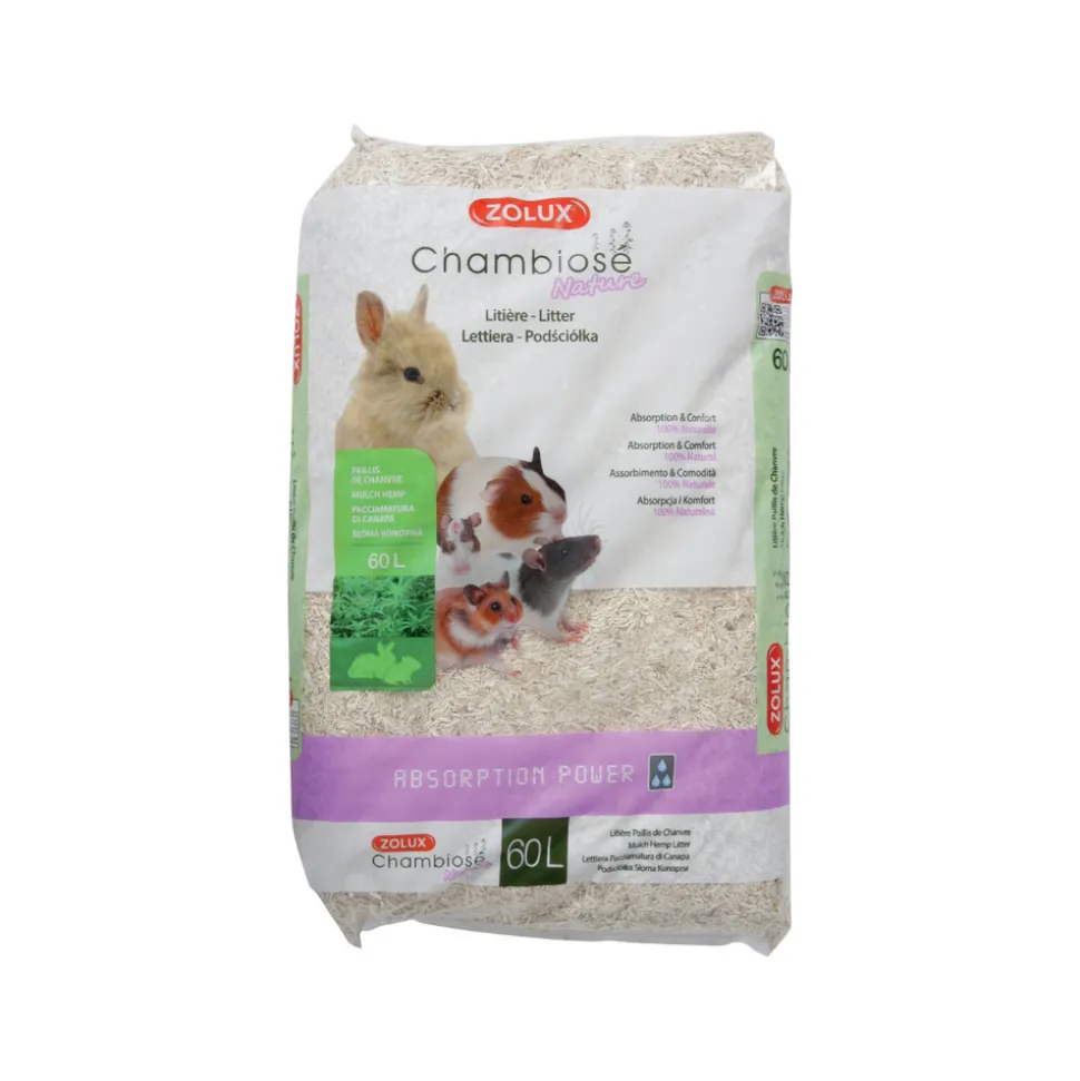 ZOLUX - Litière végétale naturelle chambiose 60 litres