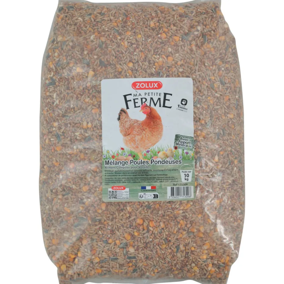 ZOLUX - Mélange pour poules pondeuses 10 kgs