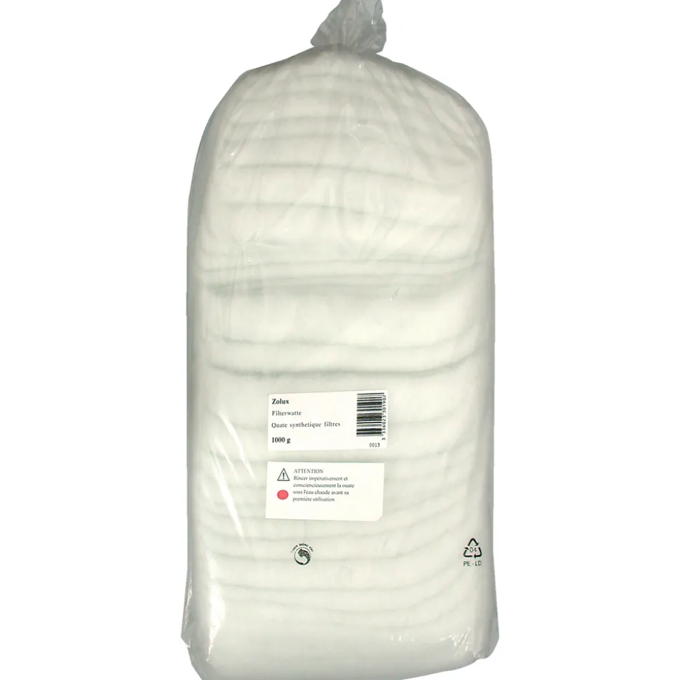 ZOLUX - Ouate filtrante - Fibre de Perlon pour aquarium 1KG