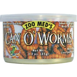 ZOO MED - Vers de farine de taille moyenne 35 g zm-42e pour reptiles et petits animau