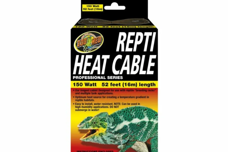 ZOOMED - Câble chauffant - repti heat 150 w - chauffage pour terrarium destiné aux reptiles (lézards, serpents), amphibiens et invertébré
